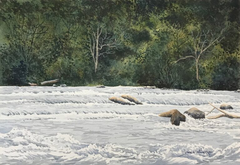 Along Niagara River Rapids